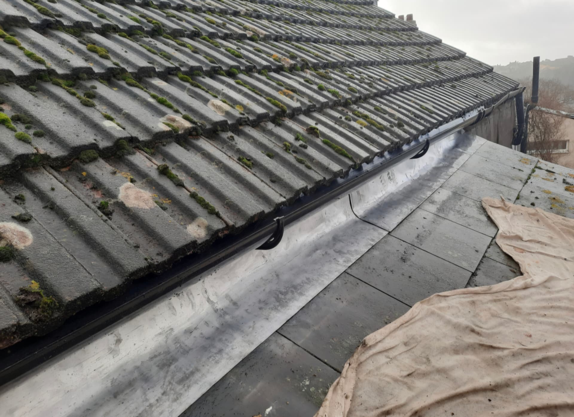 Lead flashing replacement — Hastings