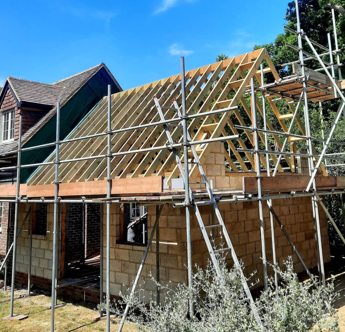 Vaulted extension