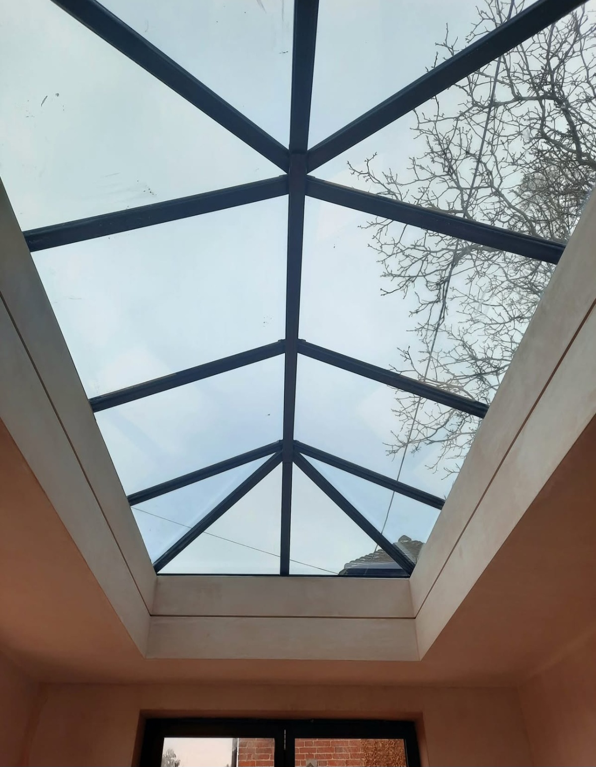 Steel-framed roof lantern