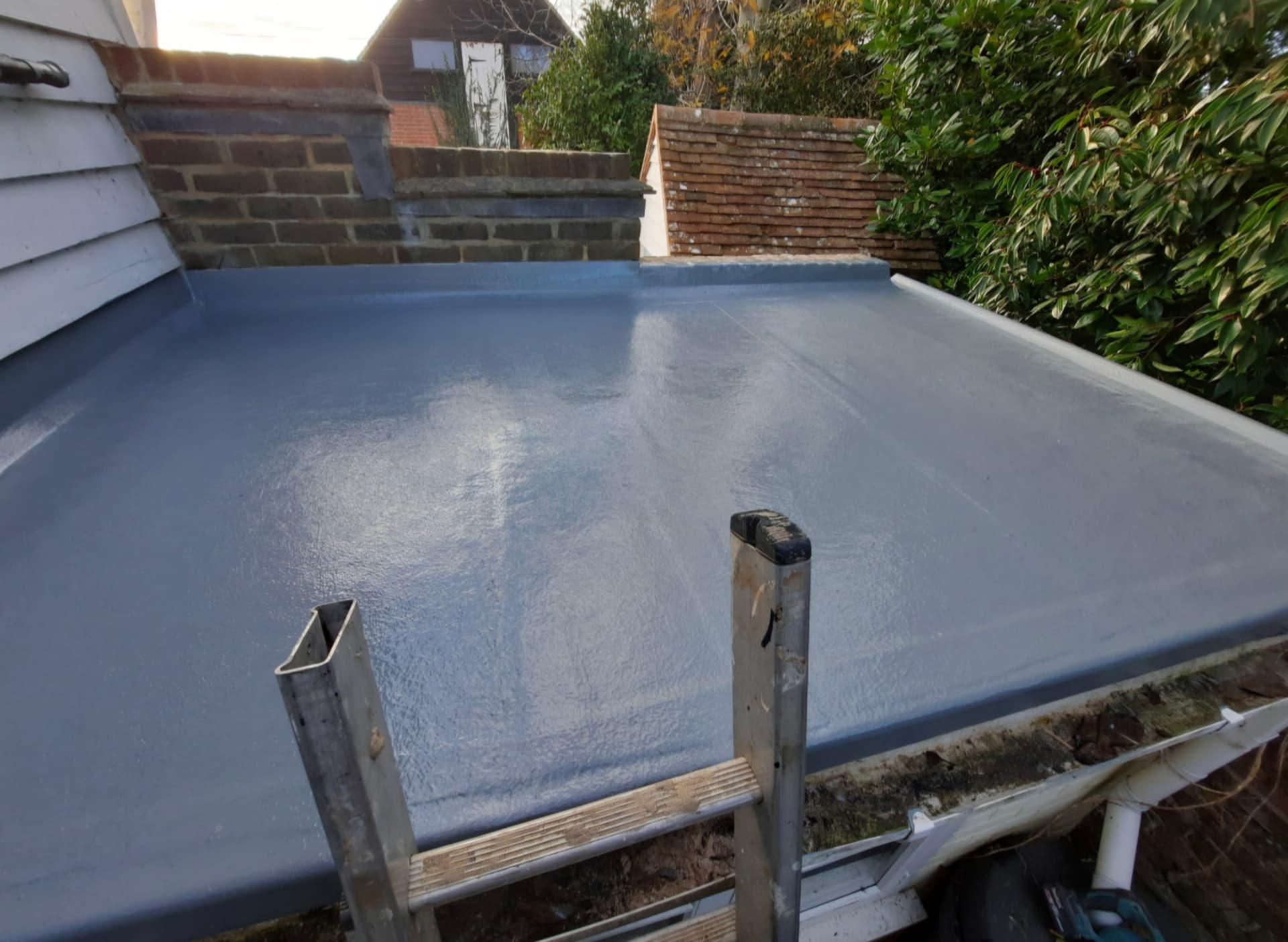 GRP flat roof — Newenden